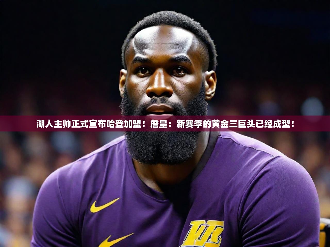 2025 极速体育直播nba湖人主帅正式宣布哈登加盟！詹皇：新赛季的黄金三巨头已经成型！